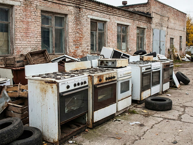 старые плиты вывоз старых газовых и электрических плит на мусор