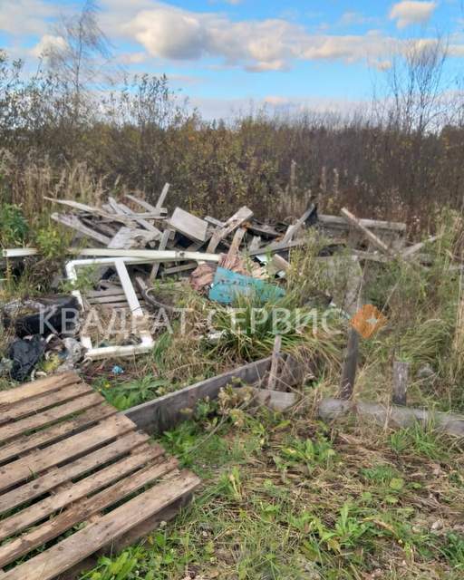 Бытовой мусор с дачного участка (СНТ в районе Бронниц)