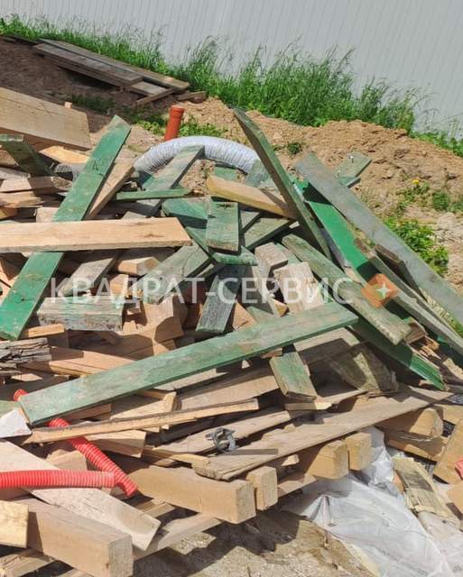 Отходы строительства на участке картинка