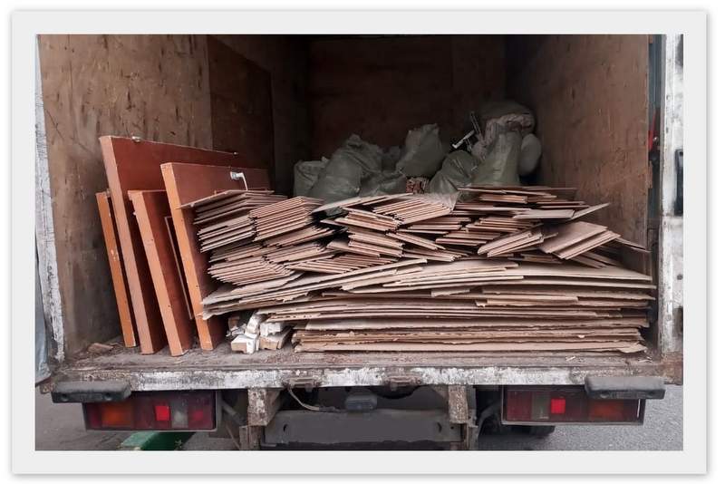 старый ламинат доски погрузка в газель картинка