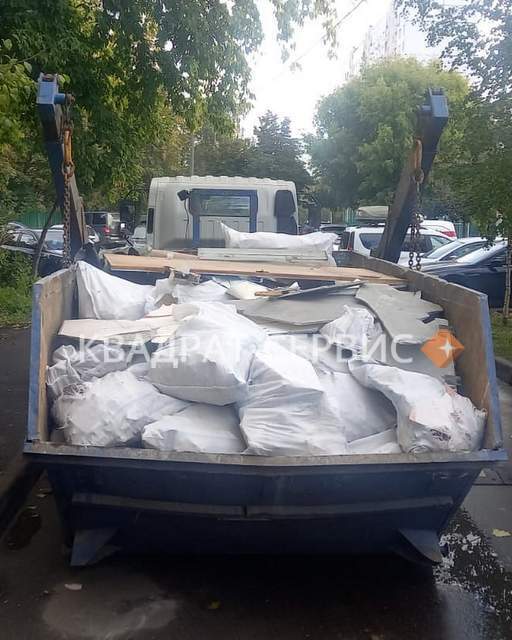 Вывоз строительного мусора контейнером 8 м3 Солнечногорск картинка