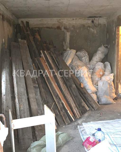 Строительный мусор в квартире после демонтажа в Апрелевке