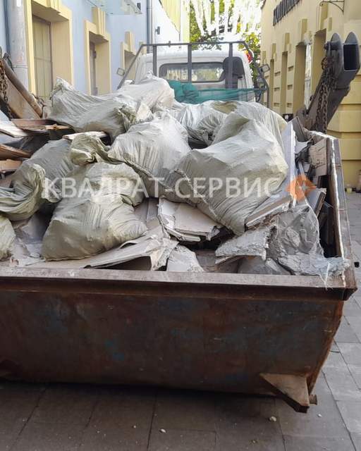 Вывоз строительного мусора контейнером в Балашихе Вывоз строительного мусора контейнером в Балашихе картинка