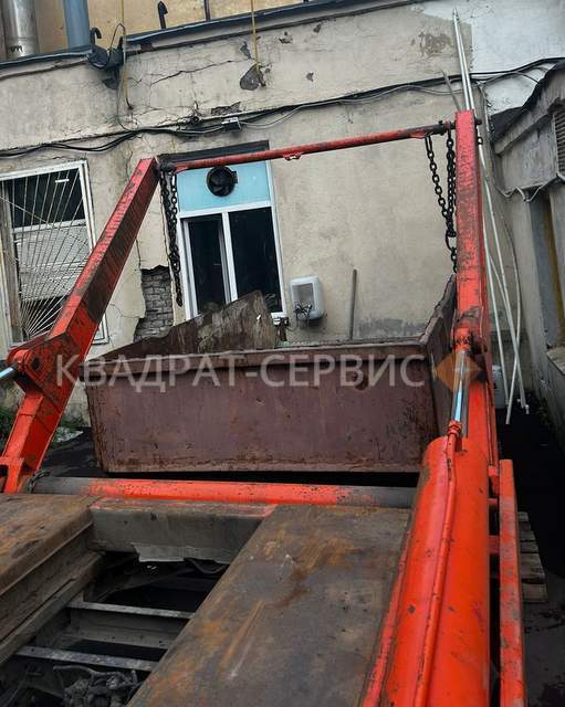 Установка контейнера 8 кубов картинка