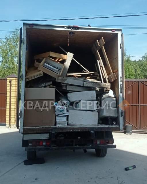 Вывоз мусора после строительства на Газели картинка